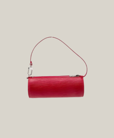 Louis Vuitton Red Epi Leather Papillion Pouchette - Authentique Luxury | 100% Authentic Louis Vuitton Bag