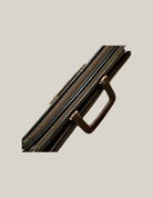 Gucci Vintage Monogram Business Briefcase with Leather Trim – Authentique Luxury