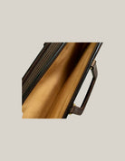 Gucci Vintage Monogram Business Briefcase with Leather Trim – Authentique Luxury