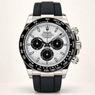 ROLEX Cosmograph Daytona 126519LN, Silver Meteorite Dial, 18K White Gold, Oysterflex, Full Set, 2026 | Shop Authentique Lux