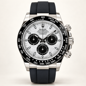 ROLEX Cosmograph Daytona 126519LN, Silver Meteorite Dial, White Gold, Oysterflex, Full Set, 2026